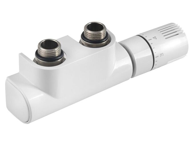Aqualine TOP 50 připojovací sada termostatická pro středové připojení, pravá, bílá
