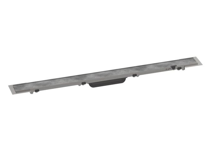 Hansgrohe Raindrain Lineární sprchový žlab 800, s roštem pro vložení dlažby, nerez