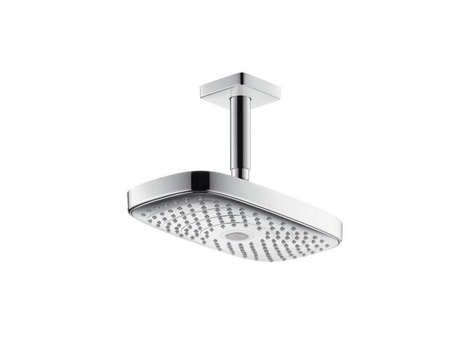 Hansgrohe Raindance Select E Hlavová sprcha 300 2jet s přívodem od stropu 100 mm, EcoSmart, chrom
