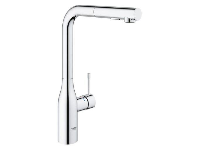 Grohe Essence Dřezová baterie s výsuvnou sprškou, chrom