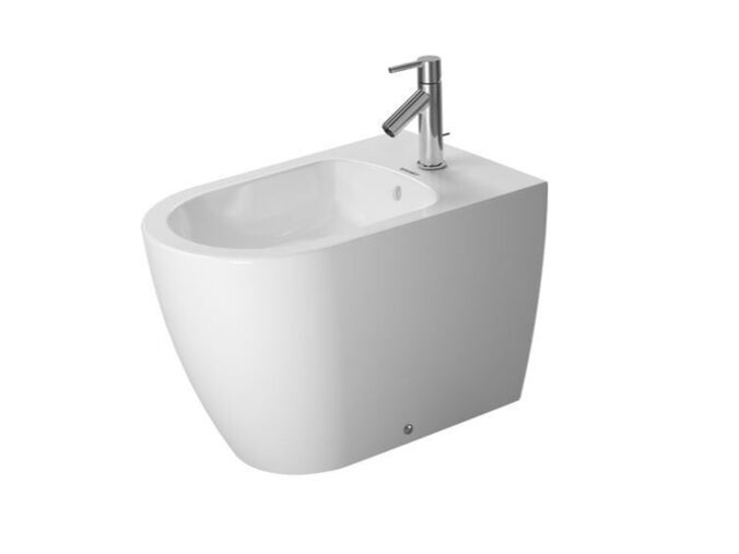 Duravit ME by Starck stojící bidet 37x60 cm, otvor pro baterii, WonderGliss, bílá