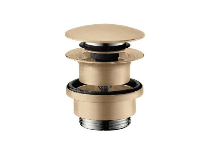 Hansgrohe Odtokové soupravy Odtoková souprava Push-Open, kartáčovaný bronz
