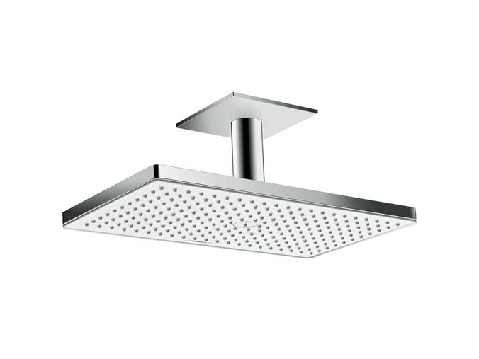 Hansgrohe Rainmaker Select Hlavová sprcha 460, EcoSmart 9 l/min, sprchové rameno 100 mm, bílá/chrom