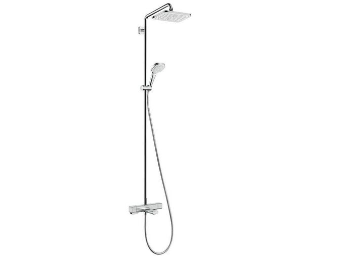 Hansgrohe Croma E Sprchový set s vanovým termostatem, 28x17 cm, 3 proudy, chrom