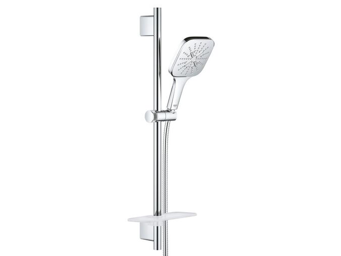 Grohe Rainshower SmartActive Cube Sada sprchové hlavice 130 6,8 l/min, 3 proudy, tyče 600 mm a hadice, chrom