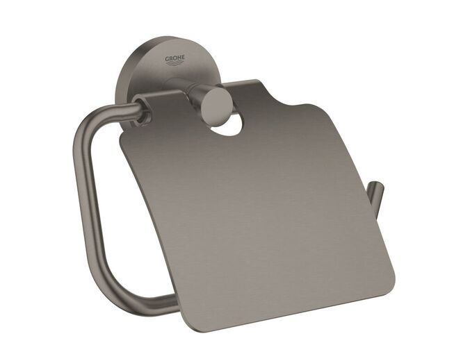 Grohe Essentials Držák toaletního papíru, kartáčovaný tmavý grafit