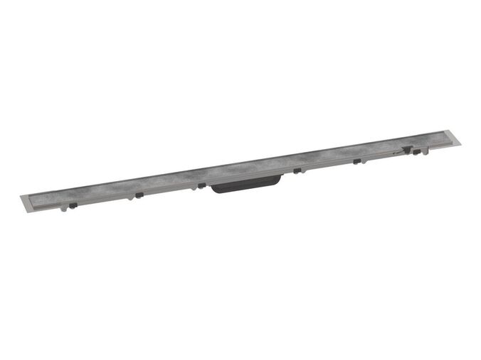 Hansgrohe Raindrain Lineární sprchový žlab 1000, s roštem pro vložení dlažby, nerez
