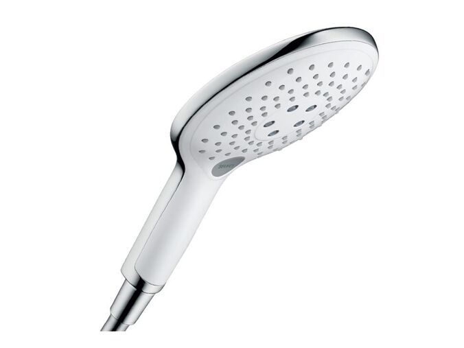 Hansgrohe Raindance Sprchová hlavice 150, 3 proudy, EcoSmart 9 l/min, bílá/chrom