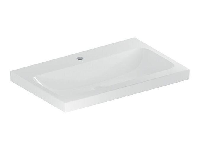 Geberit iCon umyvadlo 75x48 cm, s otvorem pro baterii, bez přepadu, bílá