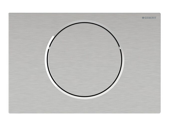 Geberit Sigma10 ovládání WC, elektronické ovládání splachování, napájení z baterie, 1 množství splachování, ovládací tlačítko Sigma10, pro madlo, manuální
