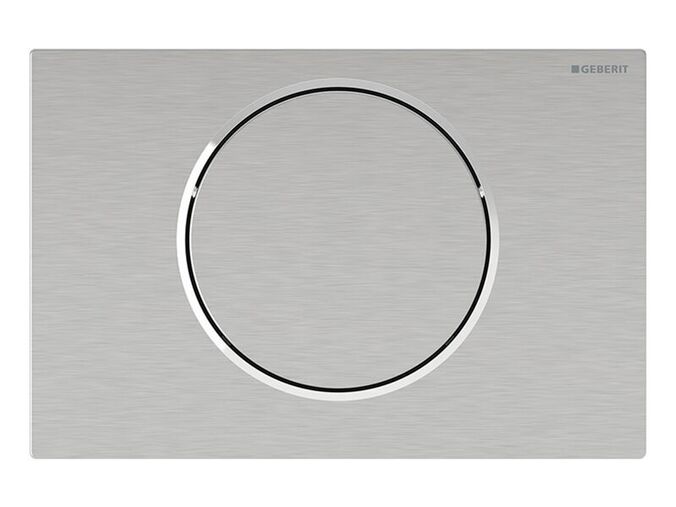 Geberit Sigma10 ovládání WC, elektronické ovládání splachování, napájení ze sítě, 1 množství splachování, ovládací tlačítko Sigma10, pro madlo, rádiově ovládané