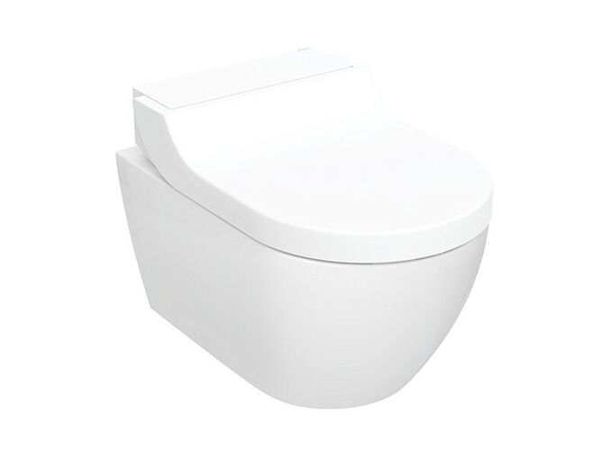 Geberit AquaClean kompletní závěsné WC Tuma Comfort 55,3 cm, sklo bílé