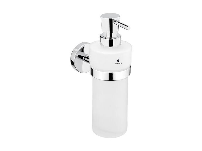 Nimco UNIX dávkovač tekutého mýdla s držákem 250 ml, sklo mat/chrom