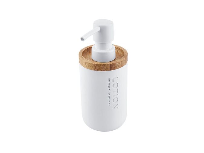 Nimco KORA dávkovač tekutého mýdla 270 ml, bambus/bílá