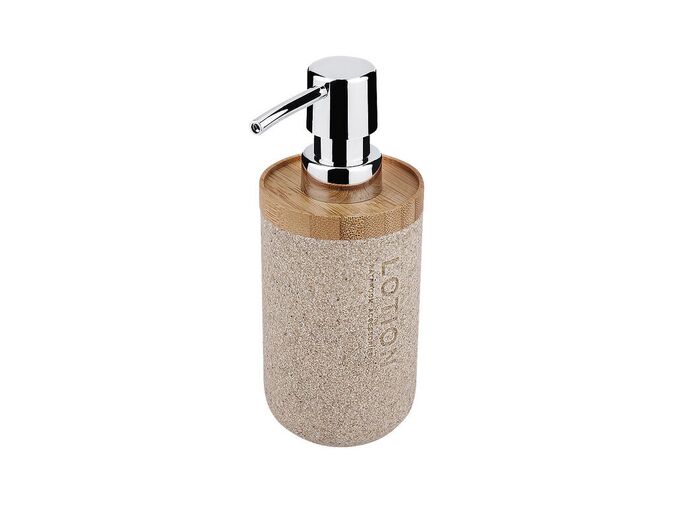 Nimco KORA dávkovač tekutého mýdla 270 ml, bambus/písková
