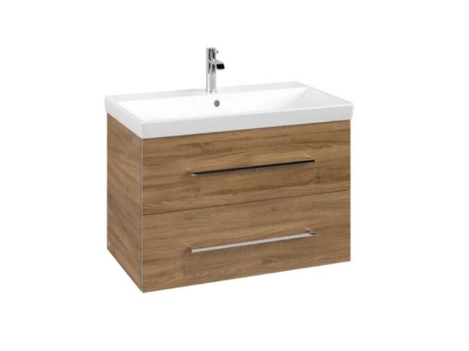 Villeroy & Boch Avento Umyvadlová skříňka, 780x514x452 mm, 2 zásuvky, Oak Kansas