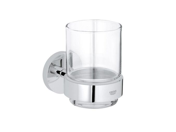 Grohe Essentials Sklenička s držákem, chrom