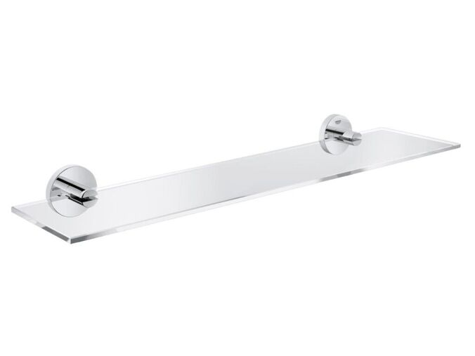 Grohe Essentials Skleněná polička, chrom