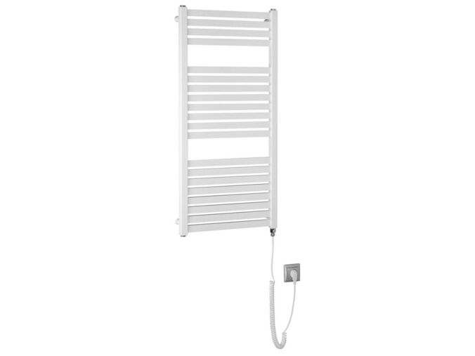 Aqualine TONDI-E elektrické otopné těleso rovné 450x970 mm, 300 W, bílá