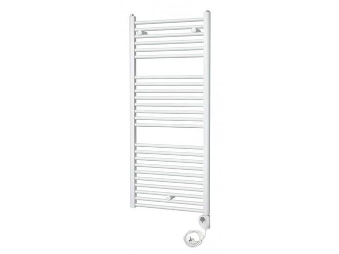 Isan Grenada Elektro koupelnový radiátor 113,5x50 cm, regulátor Mini PW, sněhově bílá