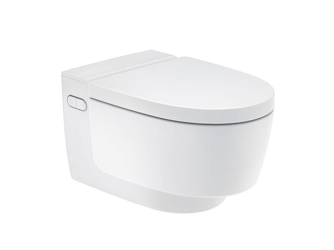 Geberit AquaClean kompletní závěsné WC Mera Classic 59 cm, pochromovaná lesklá