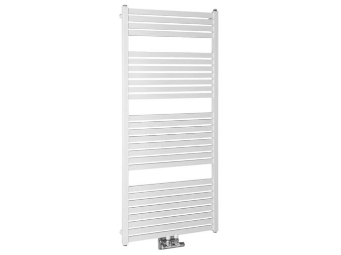Aqualine TONDI otopné těleso rovné 600x1330 mm, středové připojení, bílá