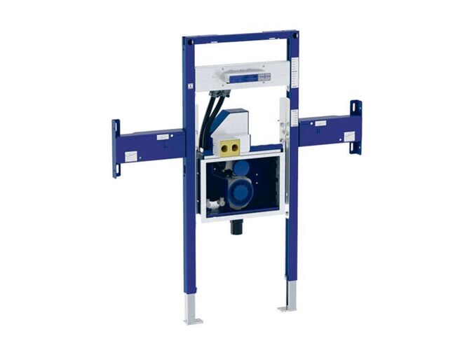 Geberit Duofix montažní prvek pro umyvadlo One 90 cm a nástěnnou armaturu, se sifonem pod omítku, s prvkem Clou, částečně vysoká