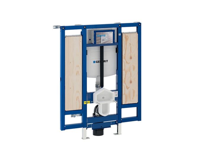 Geberit Duofix montážní prvek pro závěsné WC, 112 cm, se splachovací nádržkou pod omítku Sigma 12 cm, bezbariérový, WC výškově nastavitelné, pro podpěry