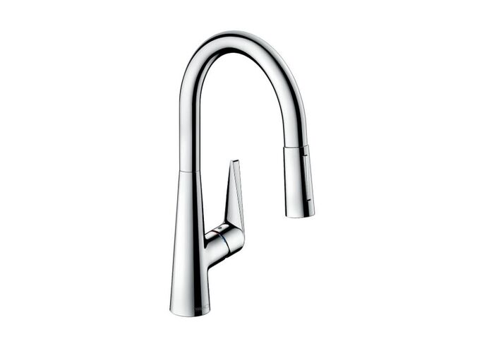 Hansgrohe Talis M51 Dřezová baterie s výsuvnou sprškou, sBox, EcoSmart, chrom