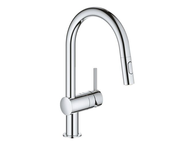 Grohe Minta Dřezová baterie s výsuvnou sprškou, chrom