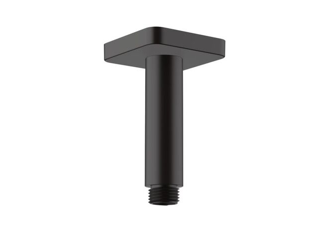 Hansgrohe Vernis Shape Přívod od stropu 100 mm, matná černá