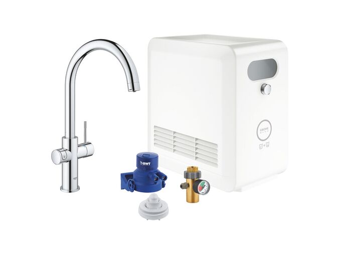 Grohe Blue Professional Dřezová baterie s chladicím zařízením a filtrací, chrom