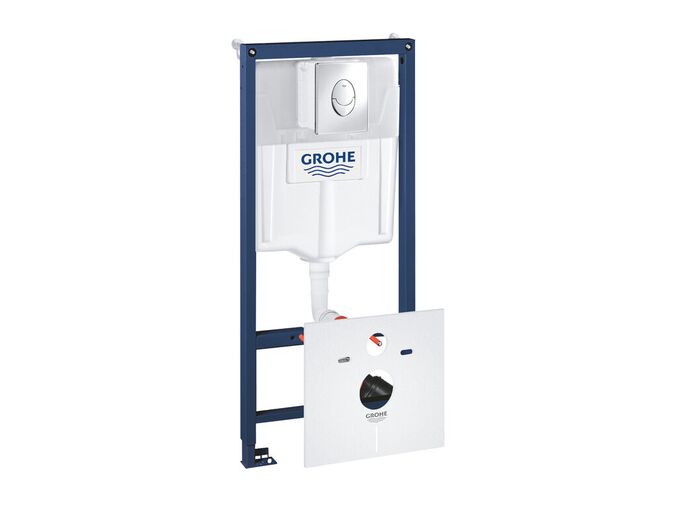 Grohe Rapid SL Předstěnový instalační prvek pro závěsné WC, nádržka GD2, ovládací tlačítko Skate Air, chrom