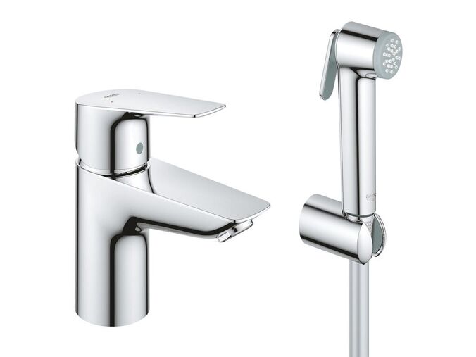 Grohe Start Edge Umyvadlová baterie s bidetovou sprškou, chrom