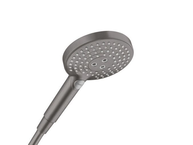 Hansgrohe Raindance S Sprchová hlavice 120, 3 proudy, kartáčovaný černý chrom