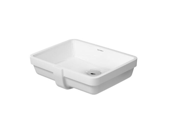 Duravit Vero umyvadlo zápustné 43x31,5 cm, přepad, bílá