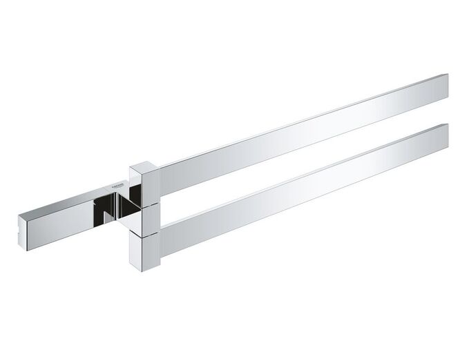 Grohe Selection Cube Dvojitý držák ručníků, chrom