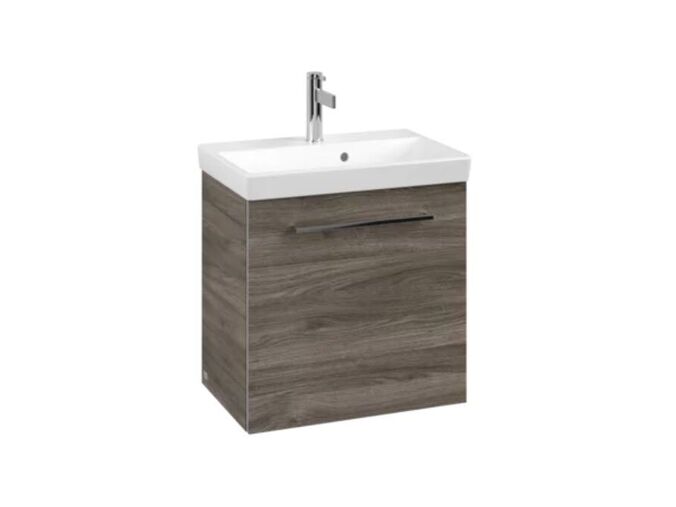 Villeroy & Boch Avento Umyvadlová skříňka, 530x514x352 mm, 1 dvířka, Stone Oak