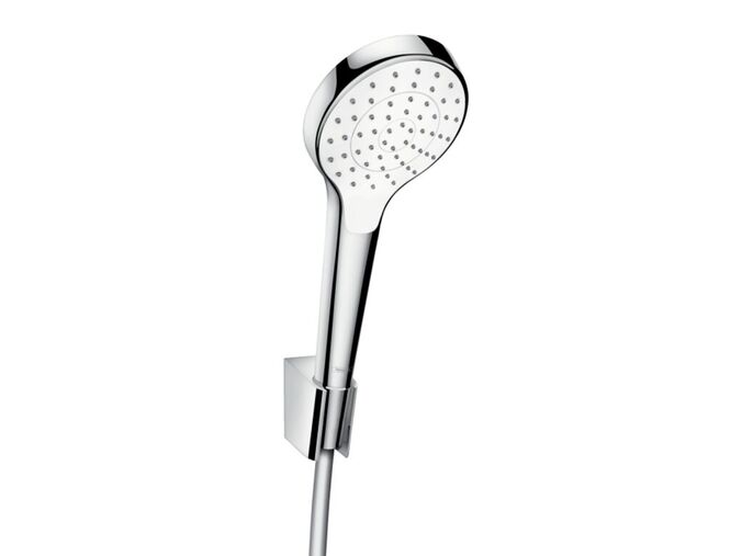 Hansgrohe Croma S Set sprchové hlavice, držáku a hadice 1,60 m bílá/chrom