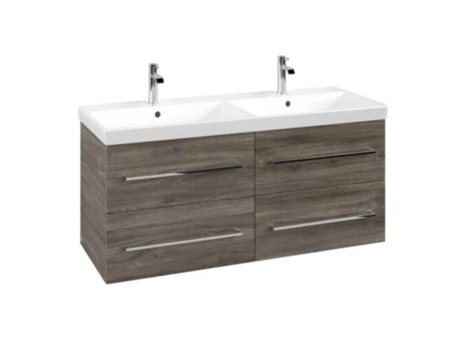Villeroy & Boch Avento Umyvadlová skříňka, 1180x514x452 mm, 4 zásuvky, Stone Oak