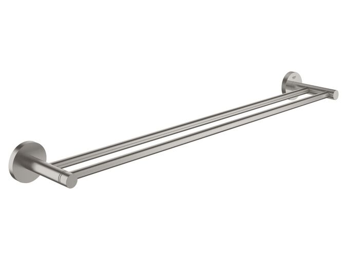 Grohe Essentials Dvouramenný držák na ručníky, supersteel