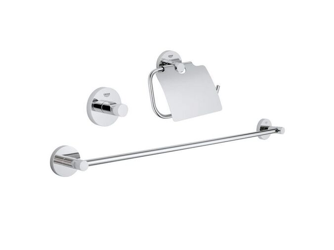 Grohe Essentials Sada doplňků do koupelny 3 v 1, chrom