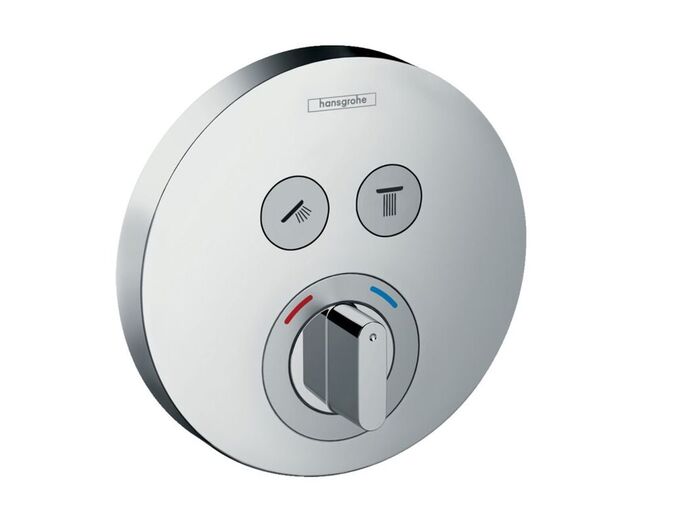 Hansgrohe Shower Select Baterie pod omítku pro 2 spotřebiče, chrom