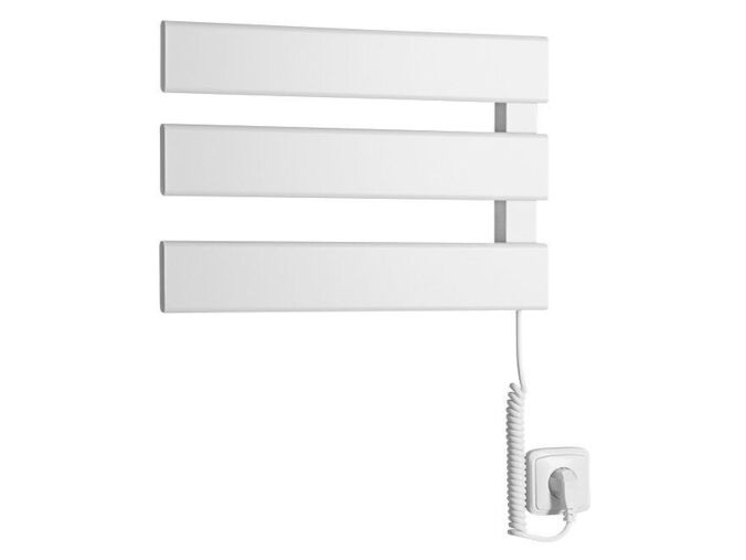 Aqualine ELVIS elektrický sušák ručníků 457x342x55 mm, 50 W, bílá