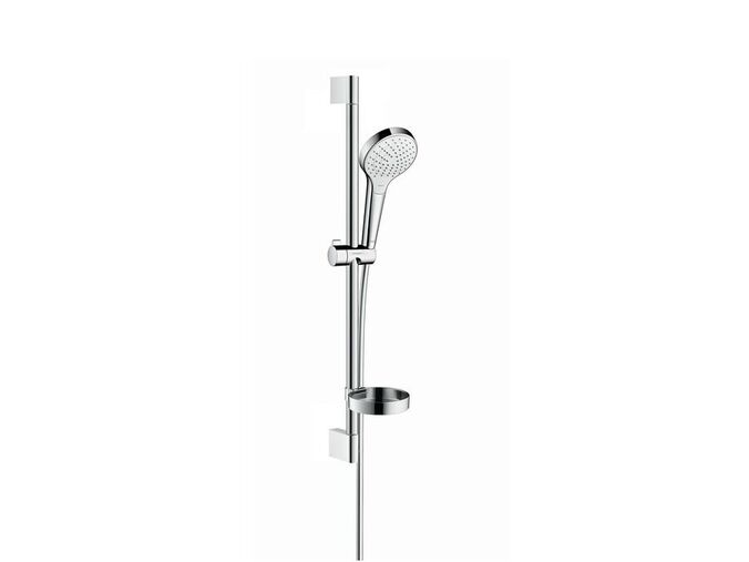 Hansgrohe Croma S Sprchová souprava Vario 0,65m s mýdlenkou Casetta, bílá/chrom
