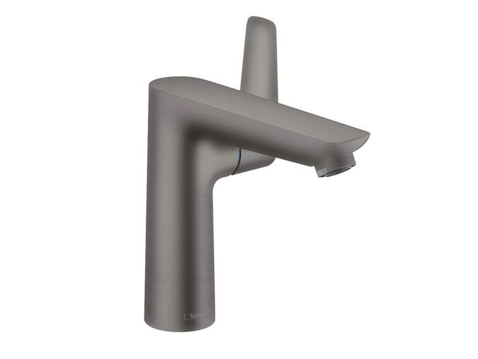 Hansgrohe Talis E Umyvadlová baterie s výpustí, kartáčovaný černý chrom