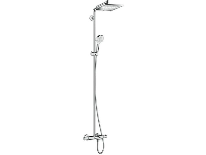 Hansgrohe Crometta Set Showerpipe E 240 s vanovým termostatem, 2 proudy, chrom