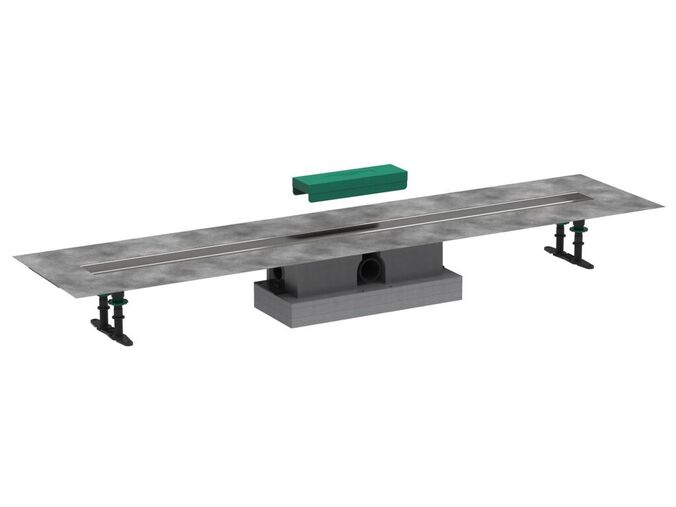 Hansgrohe Raindrain Set pro standardní instalaci lineárního sprchového žlabu 1200 mm, nerez