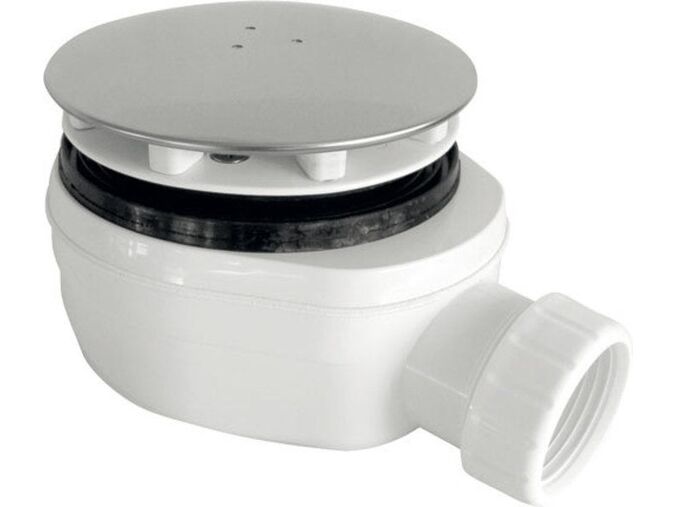 Sapho Vaničkový sifon, průměr otvoru 90 mm DN40, nízký, krytka chrom