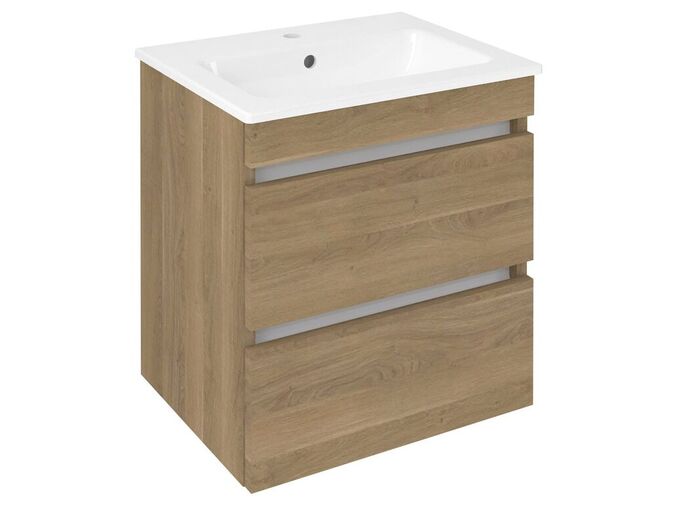 Sapho EZARA umyvadlová skříňka 48x54x39cm, dub cuneo